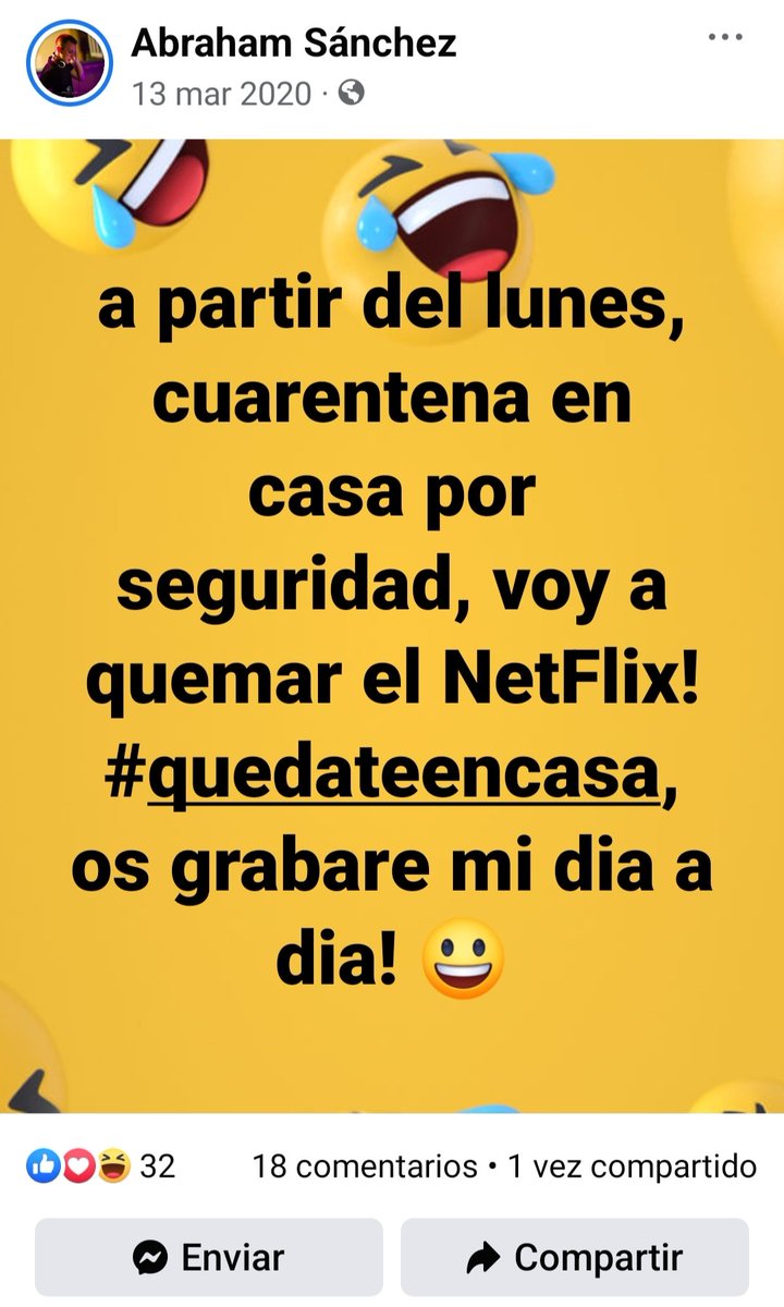 norkstyle's tweet photo. Muy heavy recordar esto 3 años después... Lo que empezó siendo "unos diítas en casa" y toda la mierda que nos trajo y aún nos sigue castigando :(... #pandemia #quedateencasa #fuckpandemy #COVID19 https://t.co/lha5j2Bz7d