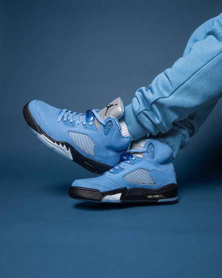 air jordan 5 retro university blue