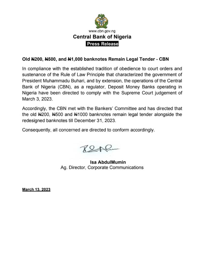 Pres_Adebayo's tweet photo. When I firmly opposed Naira swap exercise by @MBuhari and @GodwinIEmefiele as disastrous to Nigeria, some selfish Presidential Candidates hailed the suicide on illusory mirage that it would make them win. N20 Trillion in hole, election also lost, we are back to what I had advised https://t.co/5dxiKfwsoy