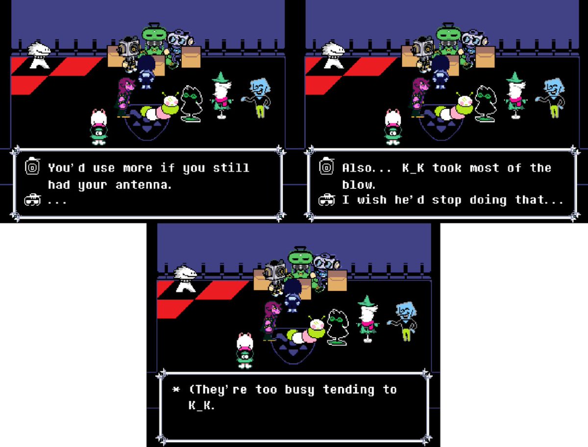 ARunning_Joke's tweet photo. ive been making havent i
so i was hyperfixated on berdly and noelle n shit and how a berdly snowgrave would effect them (im dubbing my ver. the lightcrypt route) and then i saw a post about scc
#DELTARUNE #SCC #sweetcapncakes https://t.co/VhCafiBYW9