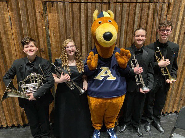NortonBands's tweet photo. Busy weekend with the HS band earning superior ratings at contest as well as 4 members representing Norton at the University of Akron Honors Brass Ensemble!  Congratulations All!  #Pantherpride #nortonpcd https://t.co/M3d7jldtrc