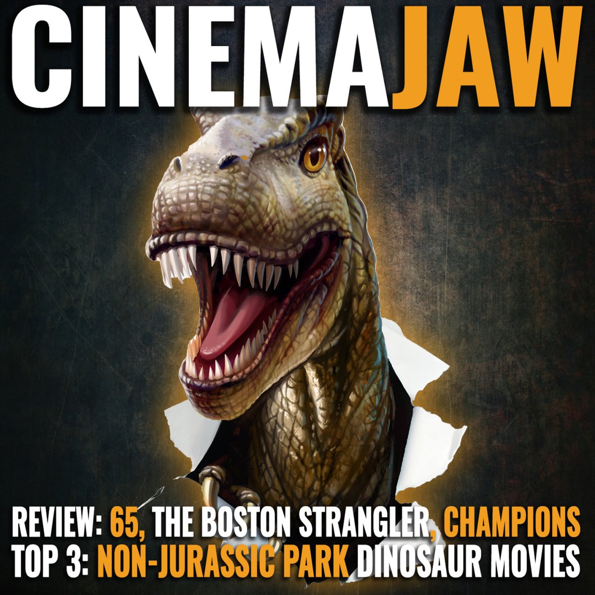 🦖ROAR! It's a new CinemaJaw episode! We review dino-tastic #65, plus #bostonstrangler and #champions and #Top3 Dinosaur Movies that AREN'T Jurassic... OM NOM! 🦖 cinemajaw.com/wordpress/cine…