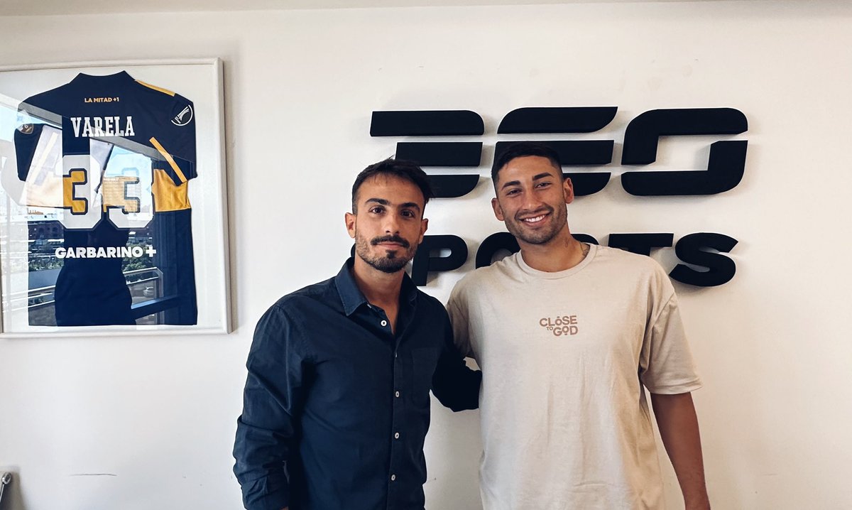 RamiVillada's tweet photo. Un honor y un orgullo acompañarte en tu carrera. Será con muchos éxitos 💪
#AlanVarela #BocaJuniors #Sports360Team https://t.co/W9tRmicVS6
