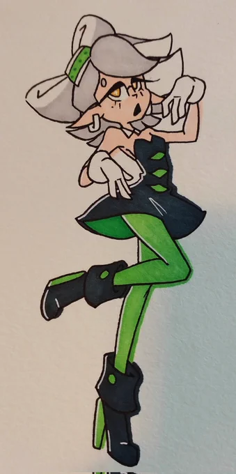 Repost for #Mar13 dayLime colored squid 
