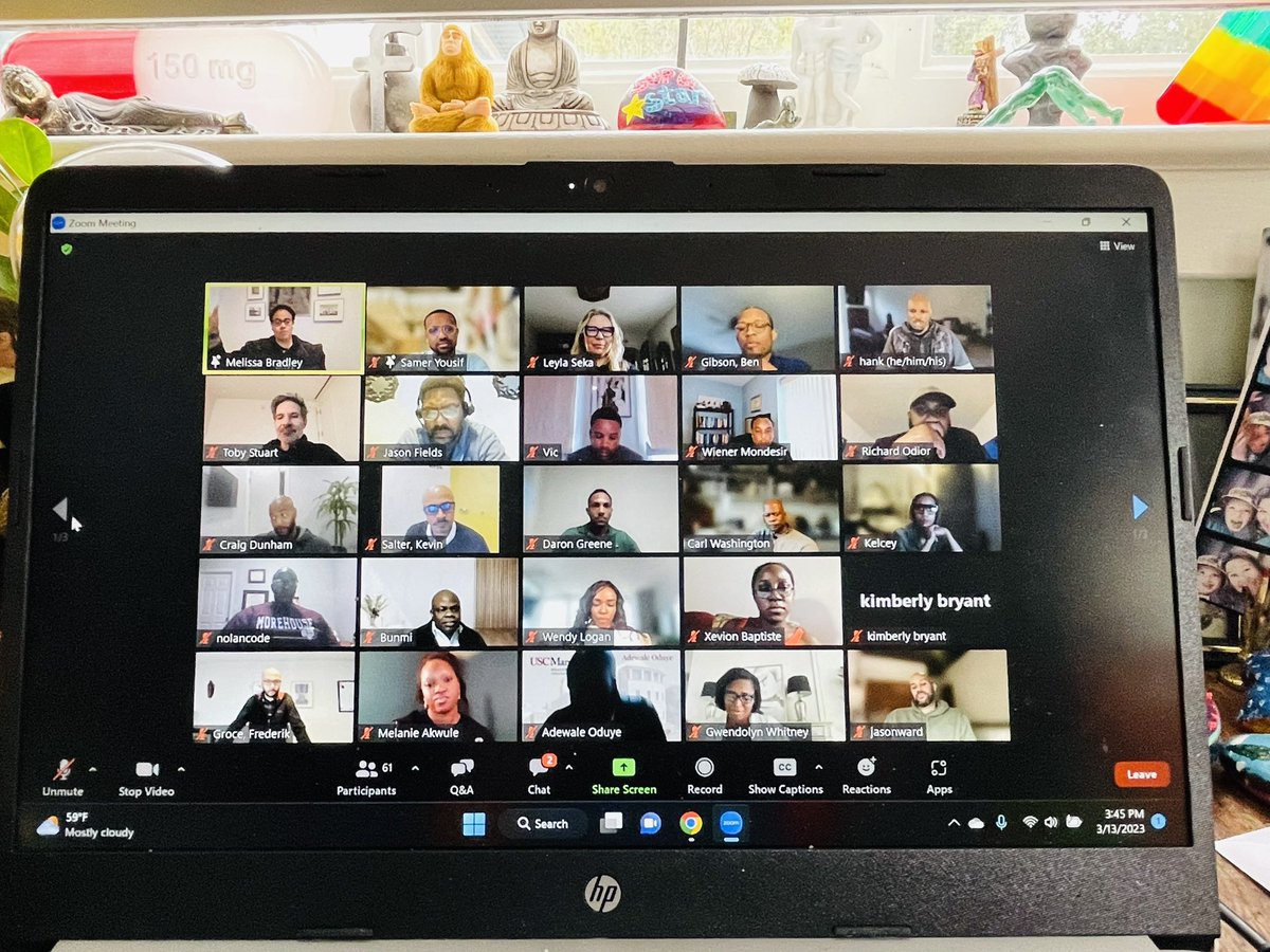 After a truly hellish weekend, the light of <a href="/BlckVentureInst/">Black Venture Institute</a> cohort 5 shines so bright as they journey further into Venture to help us all do better. #BVIFam #BVI4Life Thanks <a href="/bradleyml/">melissa bradley</a> for kicking us off! ❤️❤️❤️