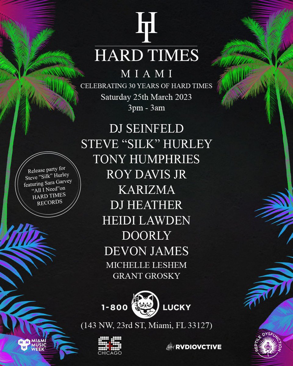 _devonjames's tweet photo. @HardTimesEvents Miami gonna be absolutely mental 

Tix: https://t.co/EqSWIjcjDI https://t.co/cxT3Bdmihg