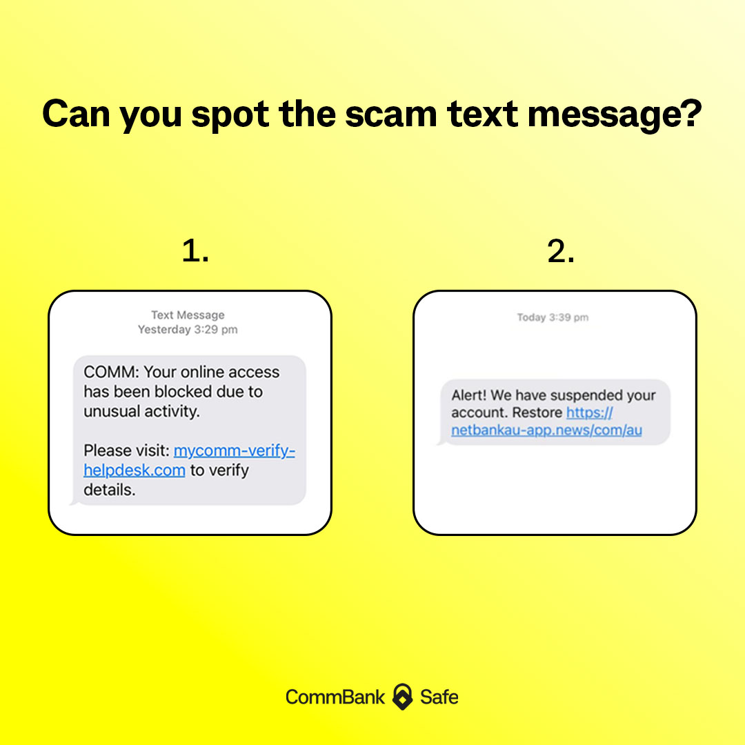 CommBank On Twitter Can You Spot Which Example Below Is The Scam Text commbank-on-twitter-can-you-spot-which-example-below-is-the-scam-text