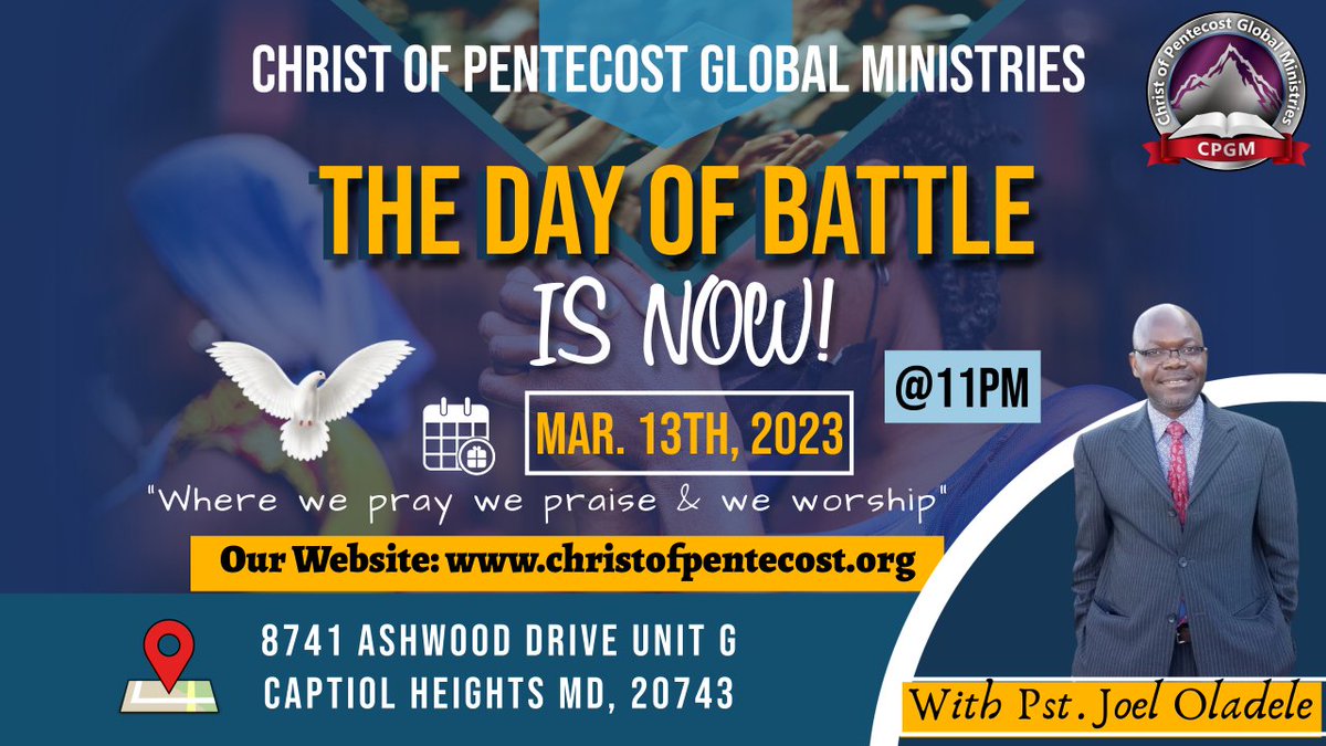 CPGM2017's tweet photo. One will chase a thousand and two will chase ten thousand. Cone let's join forces together in the fight for righteous. Standing in the GAP for our family, children, and nations. #Time2Pray #Nightvigil #CPGM #prayerworks https://t.co/qnZC1FMnkD