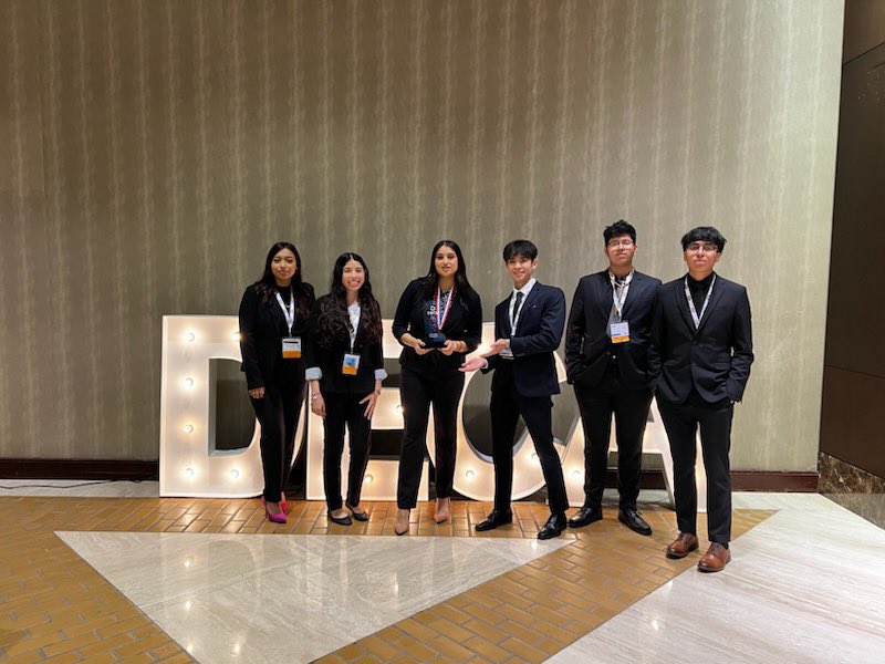 GRCTCMarketing's tweet photo. We are going to Disney World! Anahi Acosta advanced to International DECA competition and will be competing in Orlando! So proud of all of our State competitors! #garlandisd #texasdeca #deca @GR_CTC https://t.co/1Ts7c6RfOc