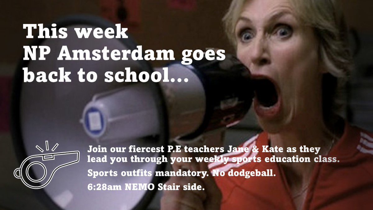 AmsFitProject's tweet image. Ohh boy! Our guest co-leaders have attest in store for you this week! Be at @NEMOamsterdam stairs Wednesday at 6:28!! #freefitness #amsterdam