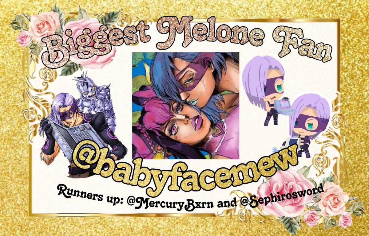 jojotwtawards's tweet photo. BIGGEST MELONE FAN π@babyfacemew https://t.co/FFTvIA1Jho