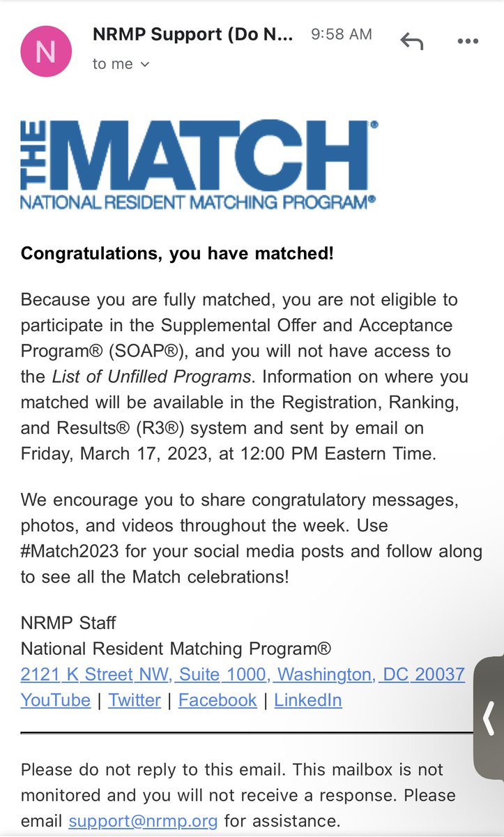 _WhitesAnatomyy's tweet photo. Praise god I woke up today a matched doctor❣️

Its been a long road &amp; I am truly grateful that I made it this far in life’s journey. 

Endless thanks to my tribe, wouldn’t have done it without you

#Match2023 #FutureAnesthesiologist # https://t.co/FeY0wU8d2h