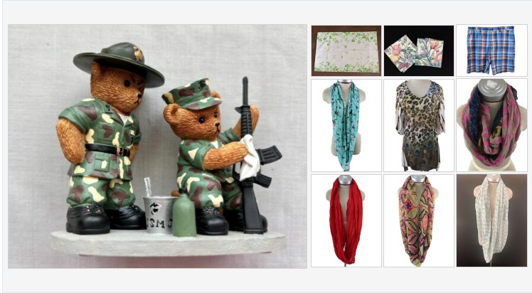 librariansteff's tweet photo. Scarves and more! #talbotsscarf #dragonfly #themarines #infinityscarf #plaidshorts #vintagepillowcase #ebayseller #marinesbootcamp 
https://t.co/dMdonHZFI2 https://t.co/f0LySVmcXv