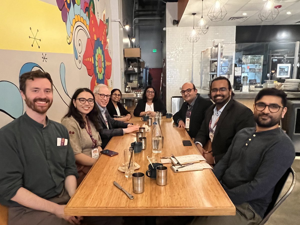 #USCAP2023 its all about connecting with new people. Had a wonderful lunch with all these wonderful people. #NOLA #PathTwitter #pathology