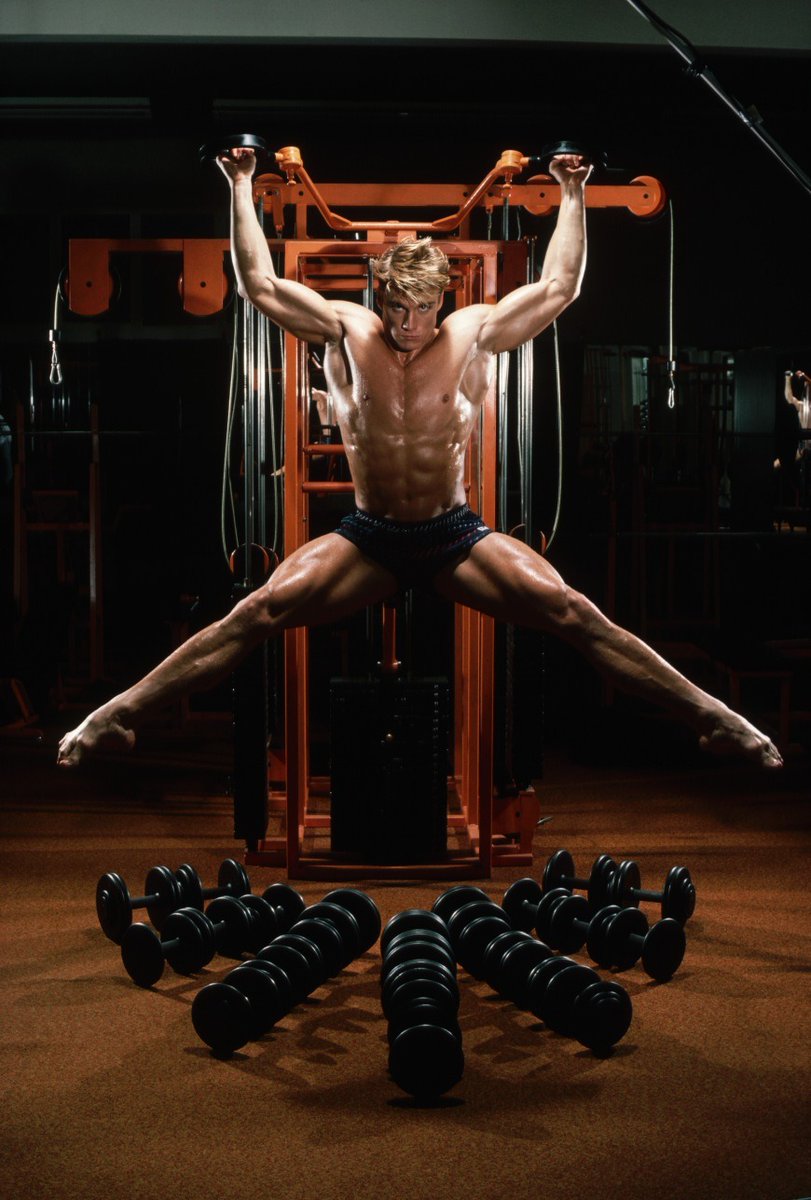 #dolphlundgren #actor #fitness #photo #session (1986)