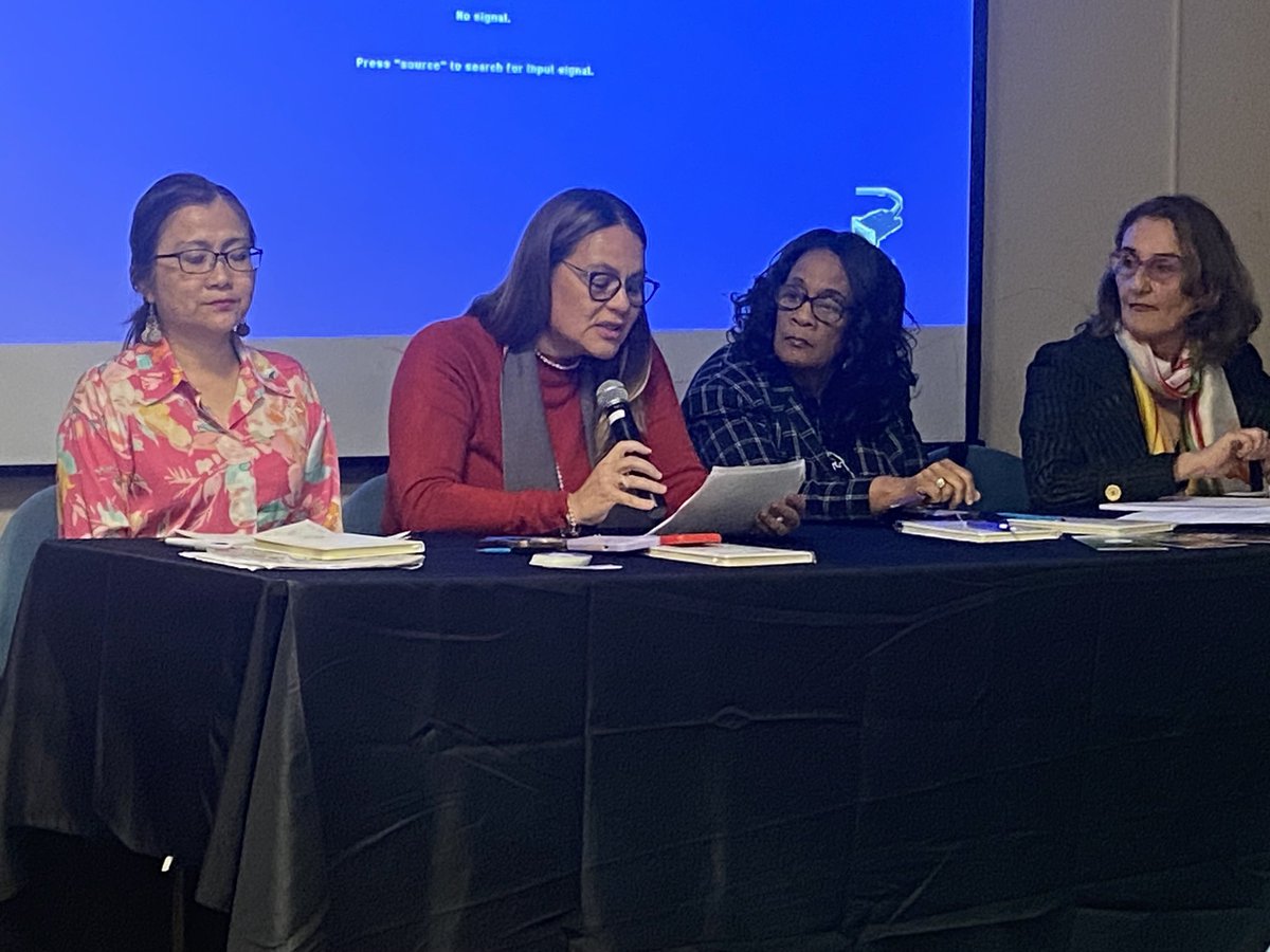 “Sex trafficked &amp; prostitution victims are trapped between pimps, rapists and the State. The fear and no offers of exit push them into silence and suffering. We need exit services &amp; justice.” ⁦<a href="/AlikaKinan/">Alika Kinan 🔻</a>⁩ #CSW67 ⁦⁦<a href="/alikakinanfund/">Alika Kinan Fundacion</a>⁩ ⁦<a href="/SPACEintl/">SPACE International</a>⁩