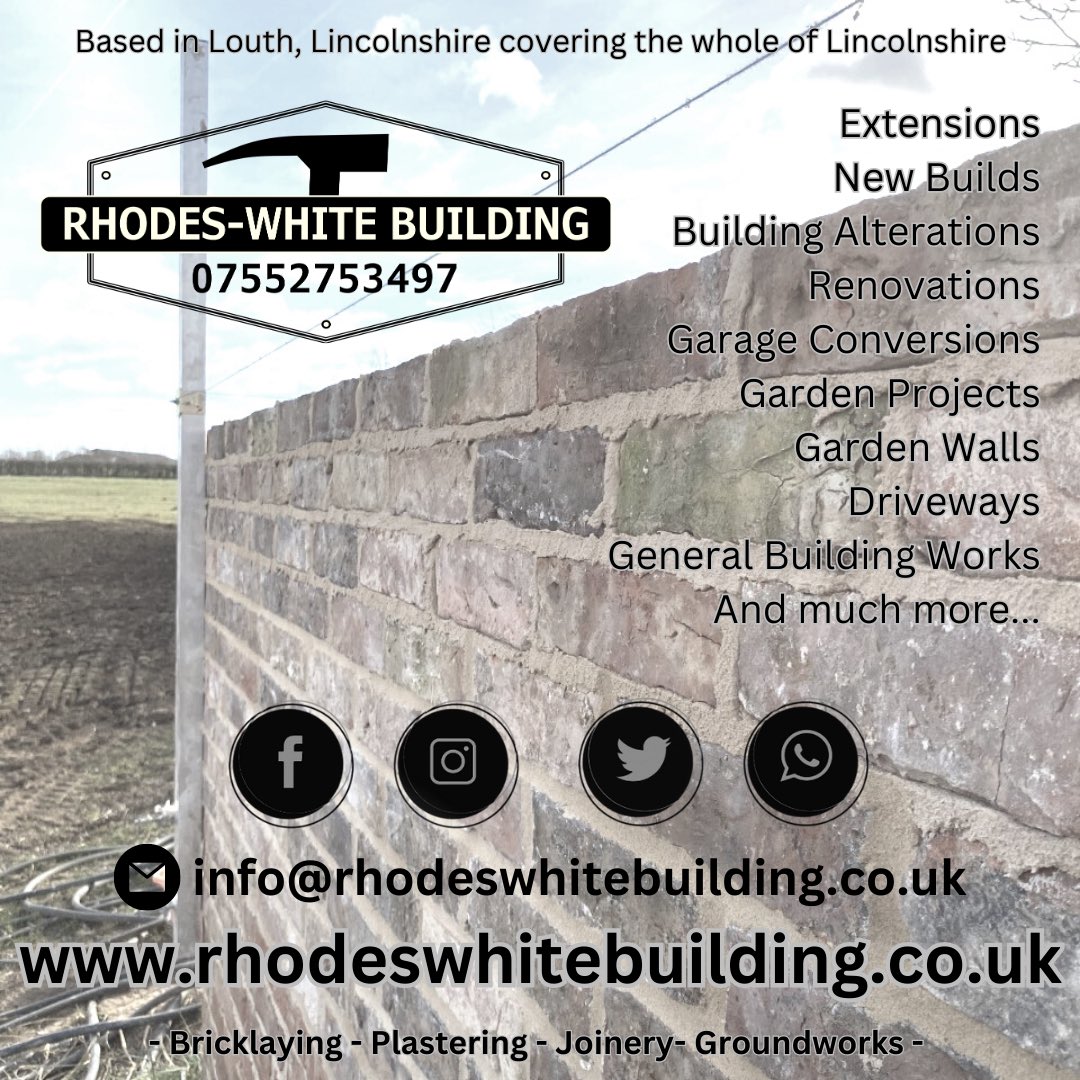 R_WBuilding's tweet image. #lincolnshire #builder #extension #newbuild #bricklaying