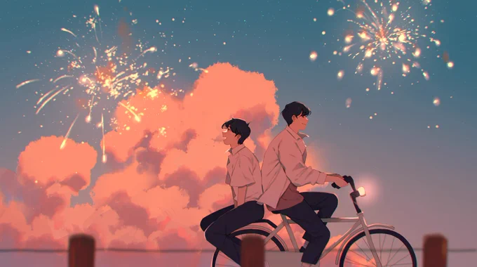 the warmth of fireworks 