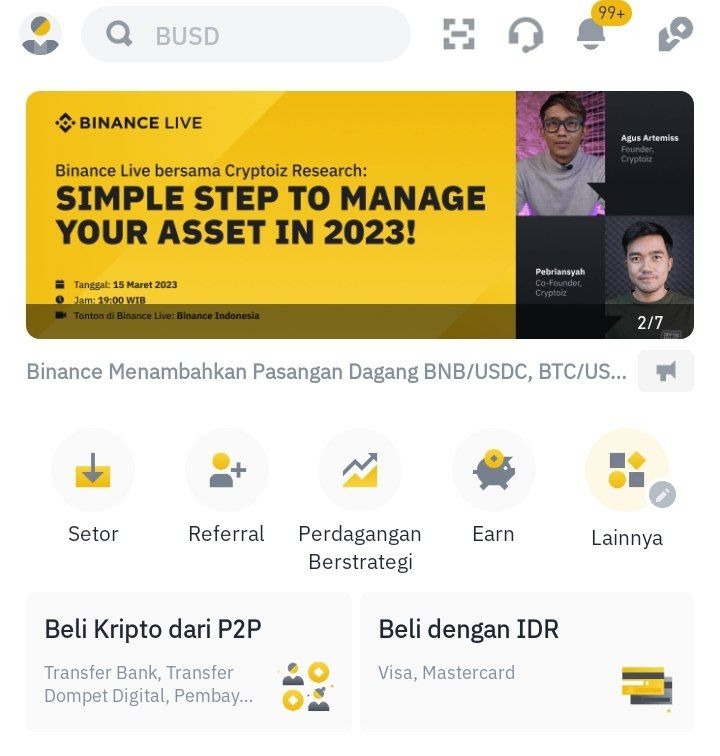 thank you for inviting cryptoiz on binance live indonesia <a href="/cz_binance/">CZ 🔶 BNB</a>.  open new minds.  and hope to be a new journey of cryptoiz and <a href="/binance/">Binance</a> 
<a href="/CryptoizOffice/">agus artemiss</a> 
#Binance  #cryptoiz #bitcoin