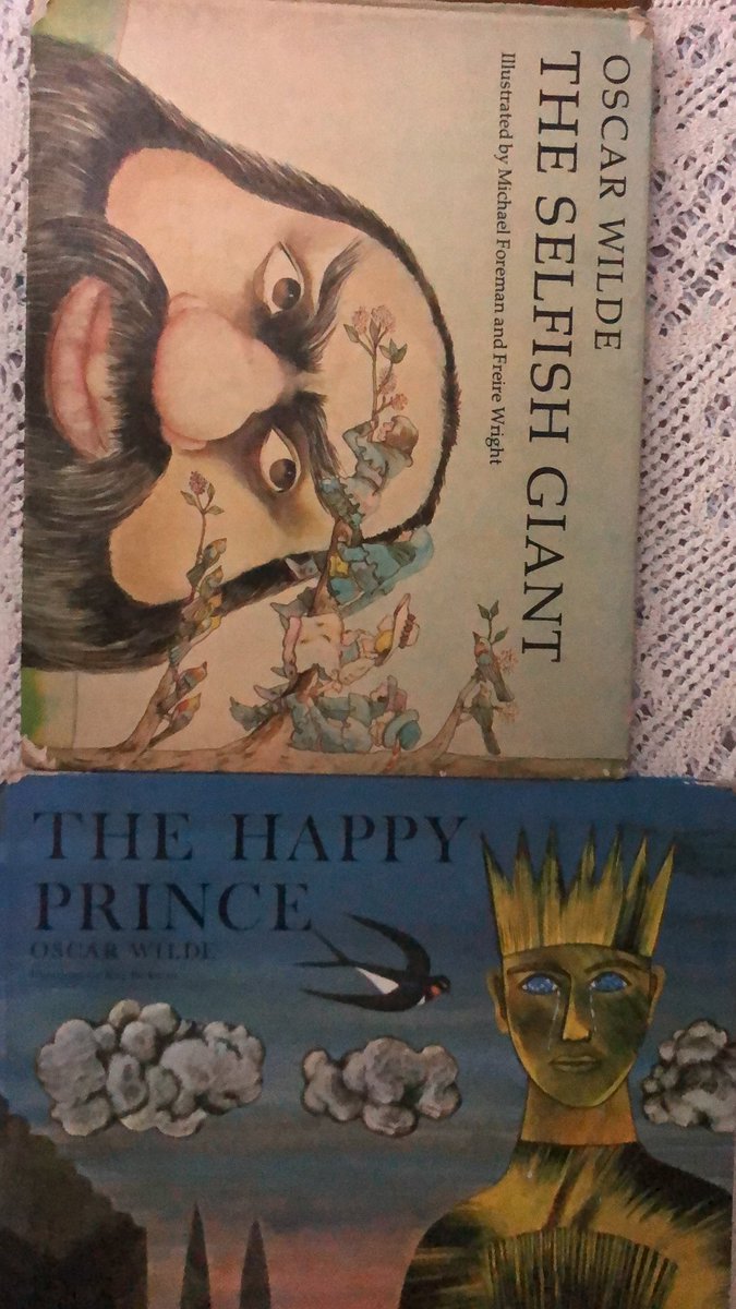 Discovered that some of my favorite childhood tales were written by Oscar Wilde. 

Blows my mind rereading The Selfish Giant. Def missed the Jesus peodophilia in my childhood reading but the message of sharing the Garden is more relevant now for me than ever.
Also public domain!