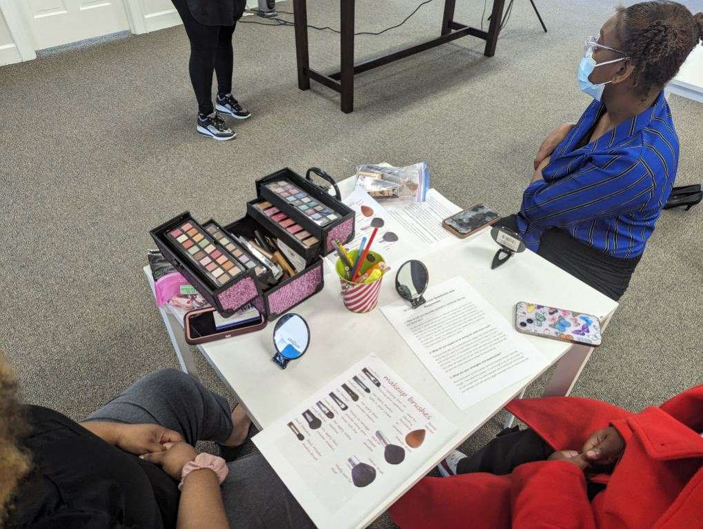 rmadst's tweet photo. Additionally, the ladies were inspired by guest motivational speaker, Stephanie Daniels, who shared her love for makeup. She explained makeup, when applied correctly, can be used to enhance your beauty. https://t.co/zbfGdBOZlj