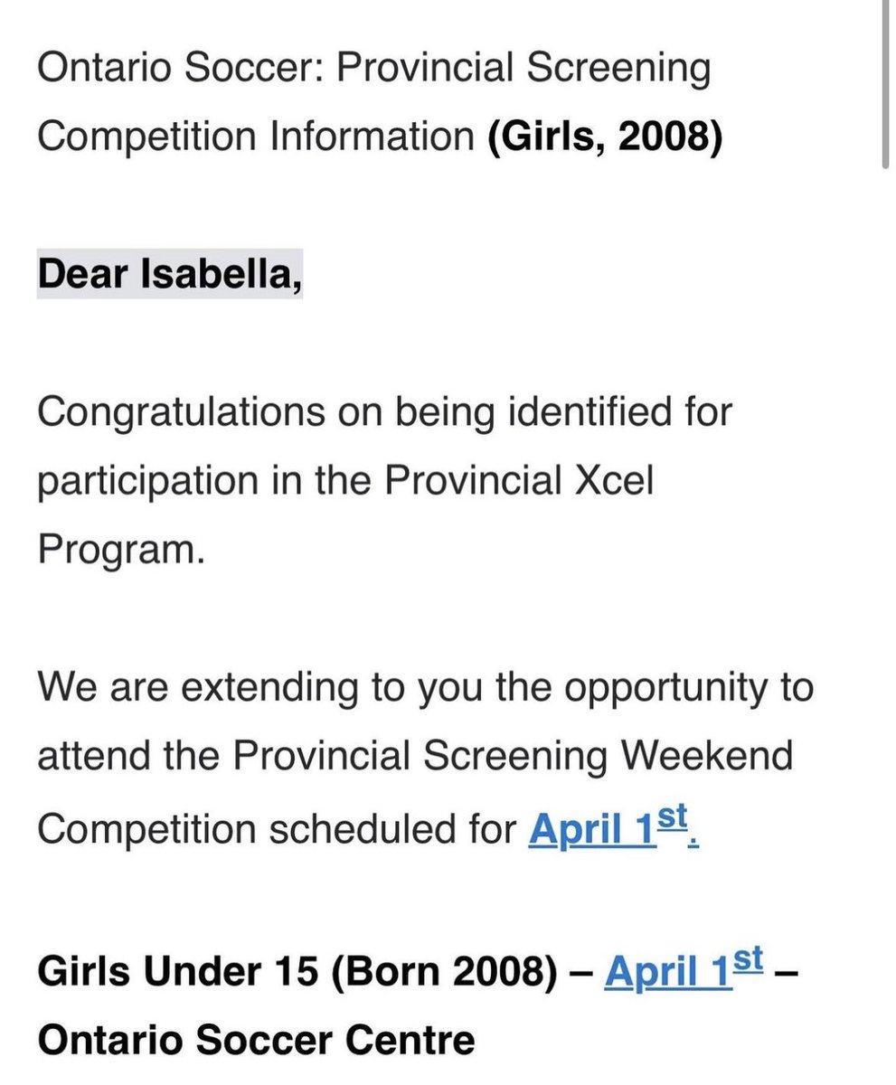 bellalezizidis's tweet photo. I am so happy about this opportunity. I am going to make the most of it. @OntarioIsSoccer #OPDL https://t.co/t2aVuHcY9H