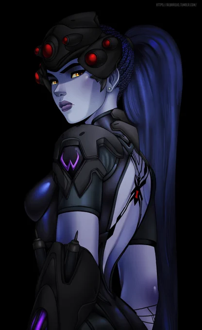 Canon Widowmaker + the one from my fanon. I like to think it as an "alternate universe" thing tbh 