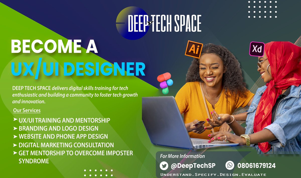 DeepTechSP's tweet photo. Hey Guys ...
In 8weeks studying UX/UI and practicing this TECH skill with me #DeepTechSP , it's definitely going to be a time of value and exposure.
My DM is Opened Here
And Also Contact Me Via WhatsApp; 08061679124 .
Let Grow A Community Of Designer. https://t.co/McffCjRG1F
