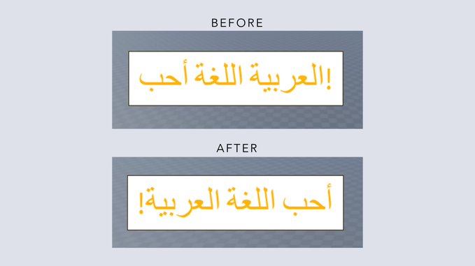 RobloxNewsAlert's tweet image. Right-to-left text is now supported within Roblox experiences. With this new feature enabled, RTL text (right-to-left) such as Arabic, renders correctly in the natural writing direction of the language from right to left.