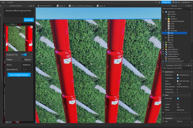 RobloxNewsAlert's tweet image. Material Manager is Coming to Roblox #Roblox