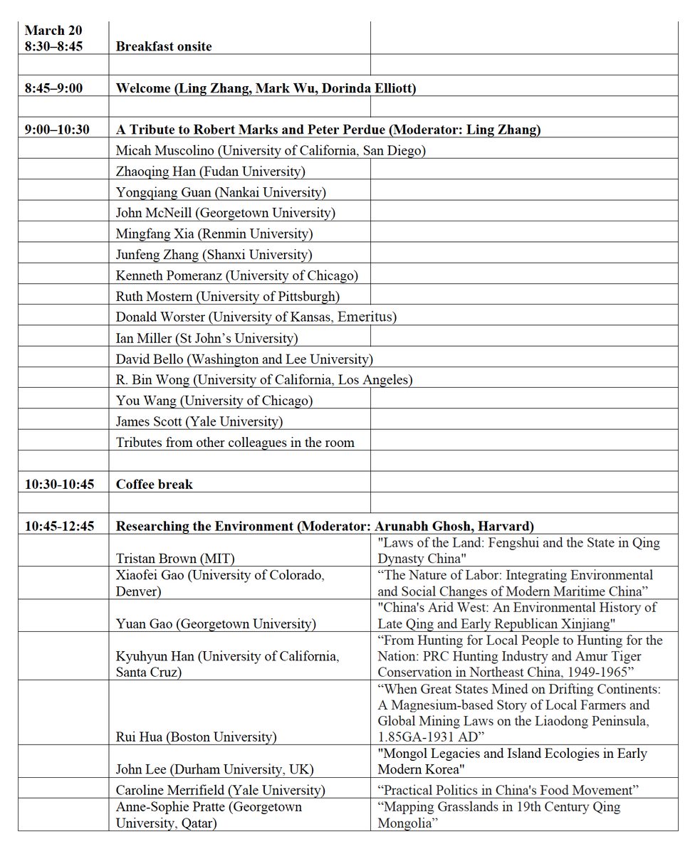 Ling__Zhang's tweet photo. "Environment in Asia Reunion Symposium with a Tribute to Robert Marks and Peter Perdue" at Harvard University Fairbank Center for Chinese Studies, Mar 19–20. Post-AAS. Avaiable on Zoom. @EastAsiaSciTech @guo_xuguang @FairbankCenter #envihist #envihum #AAS2023 https://t.co/I9iPafcd0t
