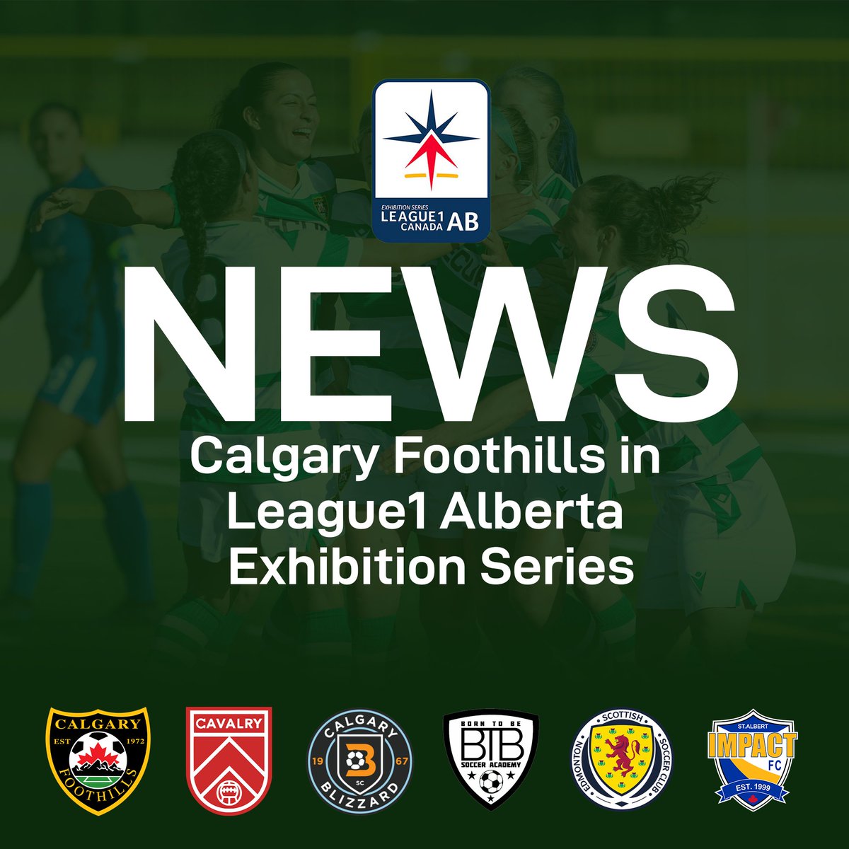 FoothillsSoccer's tweet photo. It’s official, Calgary Foothills Soccer Club will participate in this year’s newly established League1 Alberta Exhibition Series. @league1alberta 

View the full press release here 👉https://t.co/YHzCJ7alWd https://t.co/zmBcysc6qj