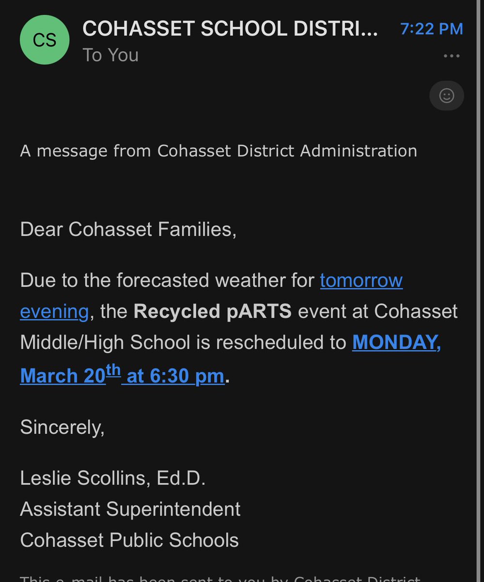 Cohasset HS Art and Music (@chsartandmusic) on Twitter photo 