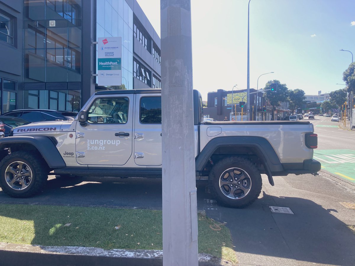Ugh. Someone tell the Uncool Group their jeep is too big.