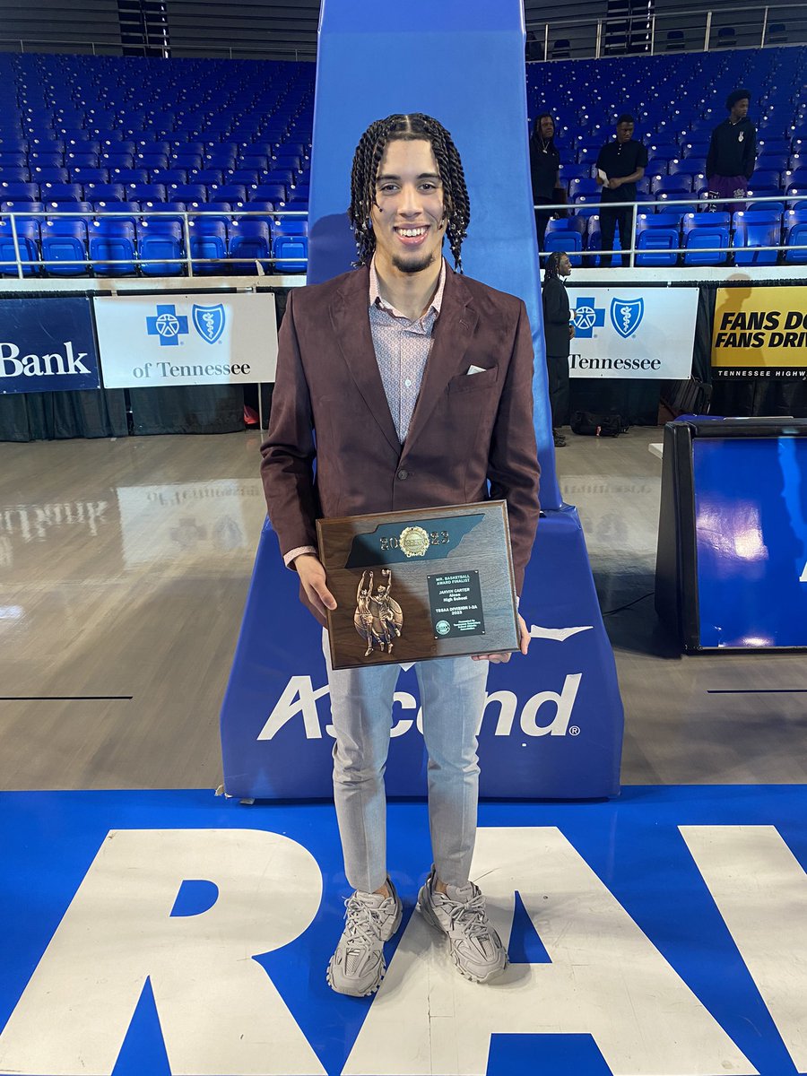AlcoaHoops's tweet photo. So proud to see our own Jahvin Carter on Tennessee Basketball’s highest stage‼️ 
🌪🏀 https://t.co/jMW1Y6DGLY