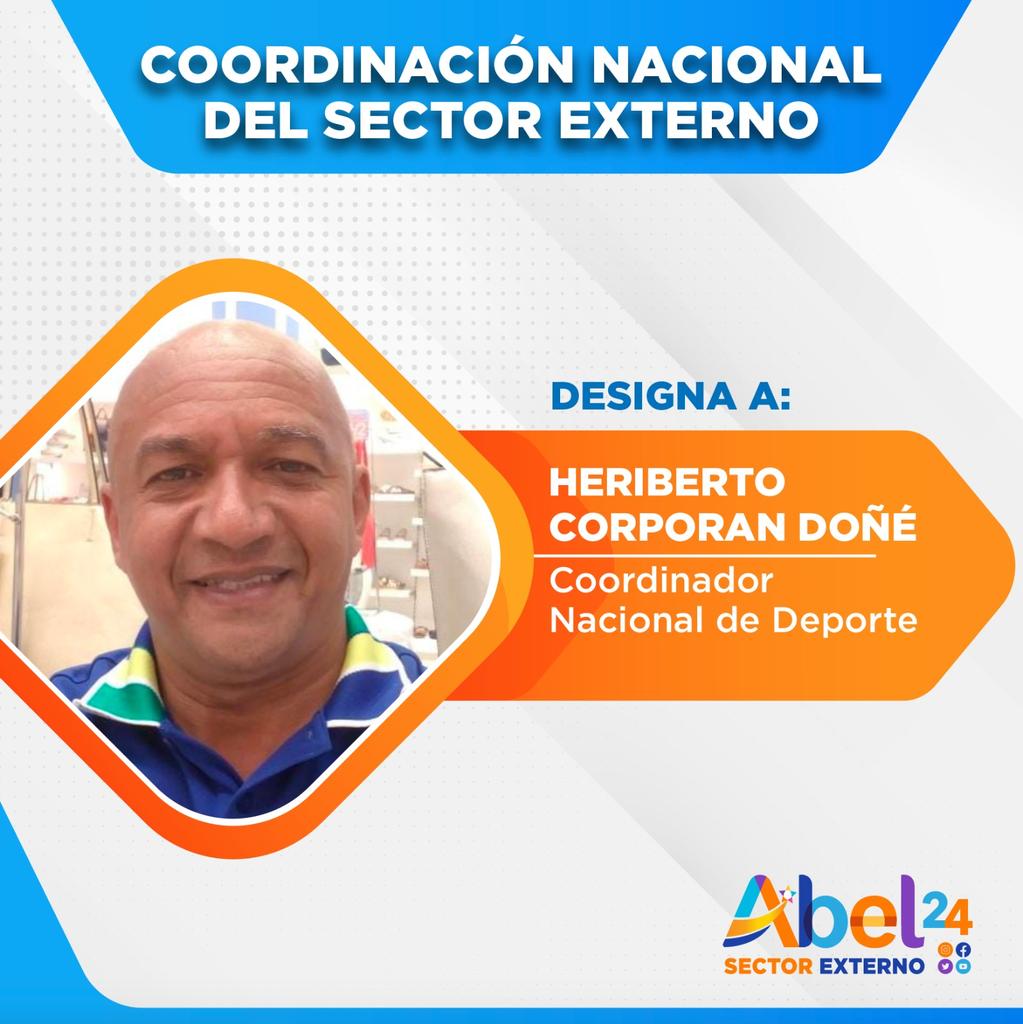 Felicidades  <a href="/HeribertoDone/">Heriberto Doñe</a> tengo plena confianza que hará un Excelente trabajo en favor de la candidatura del próximo Presidente <a href="/AbelMartinezD/">Abel Martínez Durán</a>  seguimos trabajando  querido Amigo  <a href="/PLDenlinea/">PLD</a> Crece y se Fortalece
