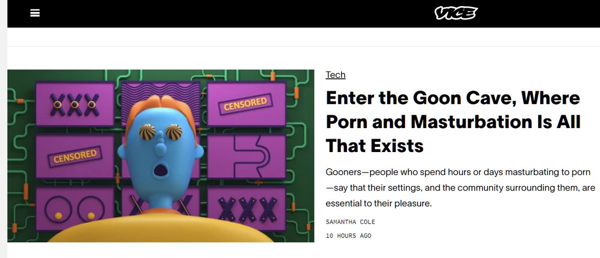 AngelAuLait's tweet photo. I loved speaking with @samleecole about my bigget passion: literally melting people's mind with porn and putting them straight in the goonhole! :)  

Take a look and read the @VICE article here: https://t.co/gLx7PqBrFk https://t.co/g2Ta95E2l6