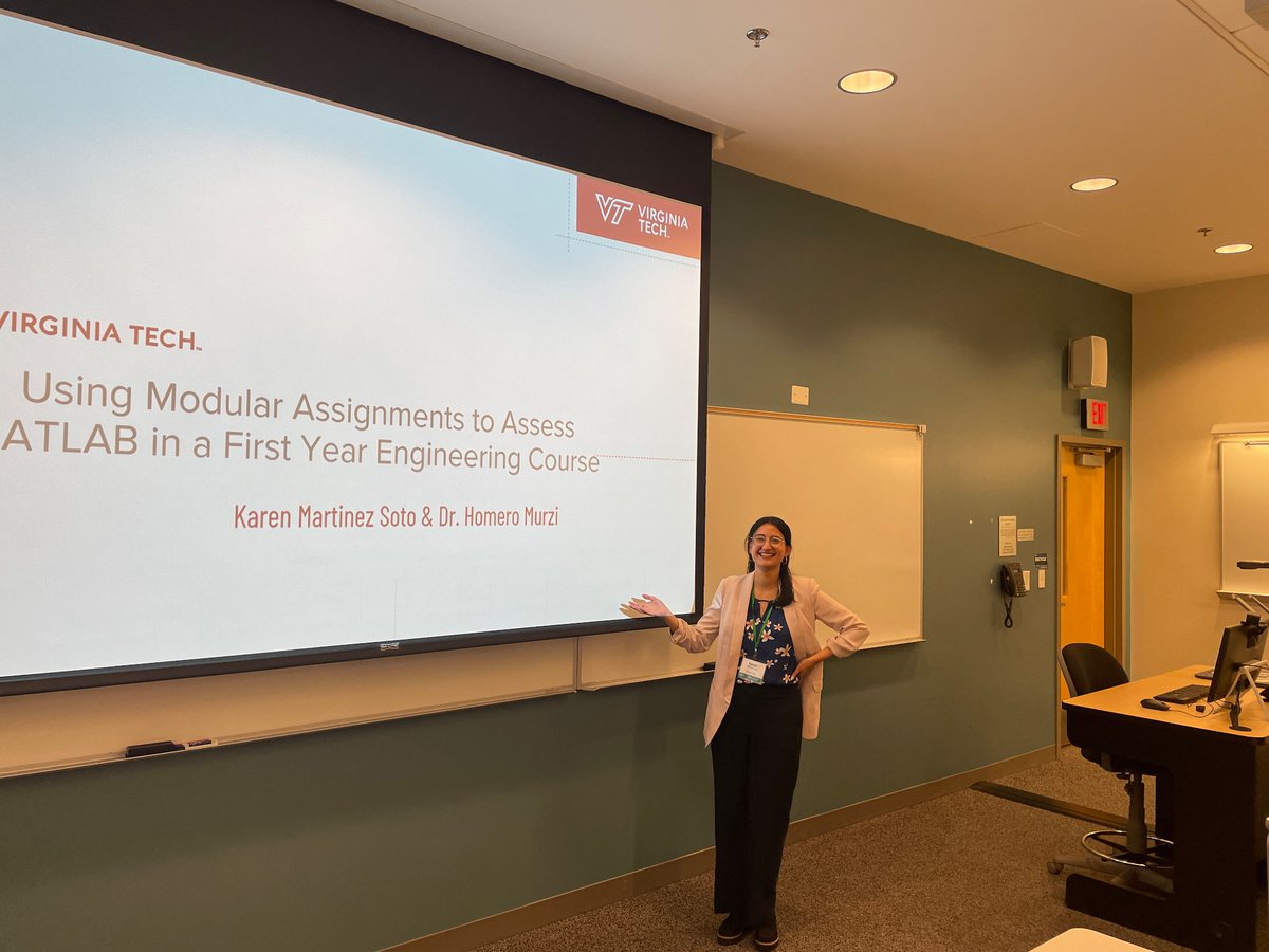 Karen Martinez Soto (@martinez_ukaren) on Twitter photo Presented my and <a href="/hmurzi/">Homero Murzi</a>’s paper on modular MATLAB assignments at the ASEE-SE conference today! Met some amazing Engineering Ed researchers that I hope to see again at Nationals! #ASEE Presented my and <a href="/hmurzi/">Homero Murzi</a>’s paper on modular MATLAB assignments at the ASEE-SE conference today! Met some amazing Engineering Ed researchers that I hope to see again at Nationals! #ASEE