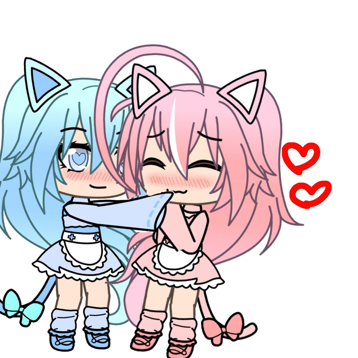 Hehe~ me with kitty~💖