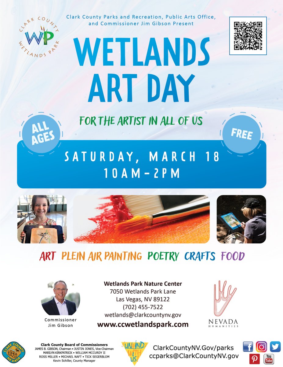 Kids are born artists! Wetlands Art Day this weekend is a free event with arts &amp; crafts for kids AND plein air painting for adults. Free street corn while it lasts! Saturday, March 18, 10am-2pm. See more details at: tinyurl.com/wpartday23