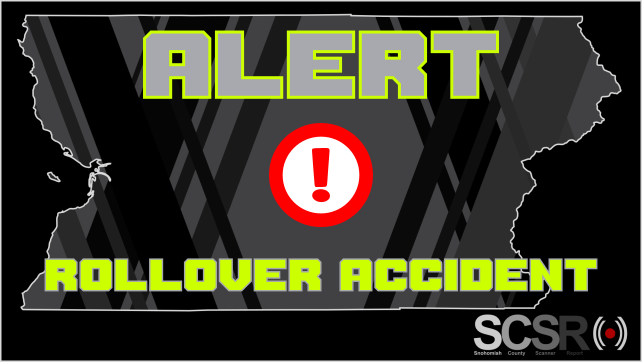 SnoCoScannerRep's tweet photo. 16:23:05 | ROLLOVER -MVC MEDIC | FIRE TAC 01| 5000 SR 529, EVERETT   | *8D1, 8D3, A2, B61, E2, E61, L1, L62, M1, M61, M63, 8O11, MSO61* 1 VEH ROLL OVER MAROON MUSTANG, ONE MALE TRAPPED INSIDE  1 RED (Agonal Breathing) &amp; 1 YELLOW PATIENTS https://t.co/gUeiT0a7DR