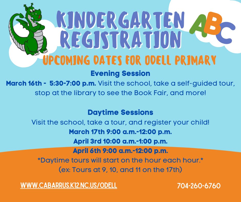 WR Odell Primary on Twitter "Good evening Dragon Families! We have