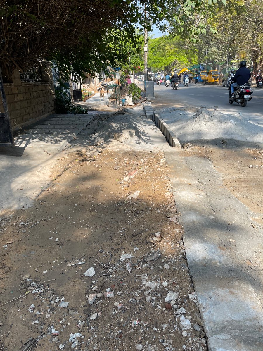SidDebV's tweet photo. From March 5th to March 14th, living in a dust bowl with access to get in and out of the house being a challenge when it should not have been. Koramangala 1st Block pains. I hope no further digging once completed. @BBMPAdmn 
 @BBMPCOMM  @swaccha_bbmp @VOfKoramangala https://t.co/ncxhKG5qjh