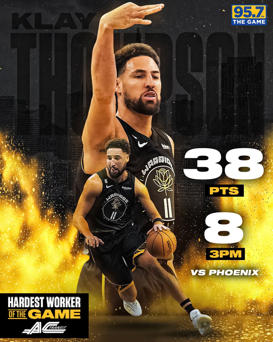 95.7 The Game tweet media