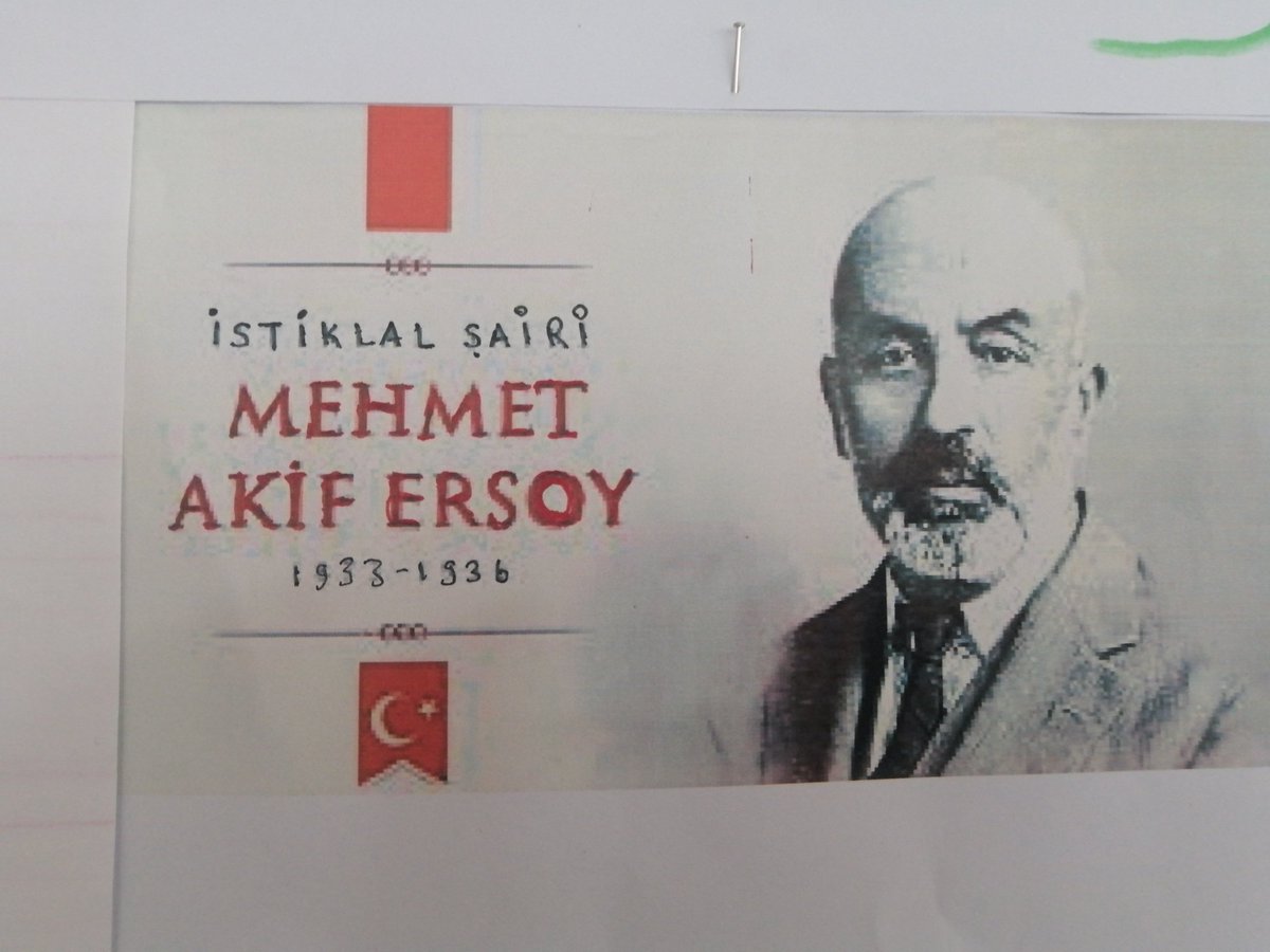 NE_AL47's tweet photo. İstiklal Marşı pano çalışmamız. https://t.co/pBfsriBDfn