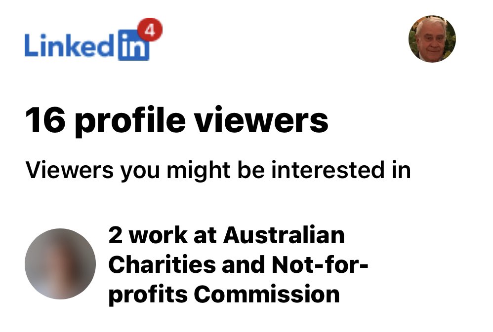 #ACNC regulator checking out my LinkedIn profile twice today ? Why not connect with me and we can discuss all things charity work and tea-related. I'll even throw in some scones 😋☕️ #ACNCRegulation #LinkedInConnection  @ACNCommissioner @ACNC_gov_au @ALeighMP @WilkieMP