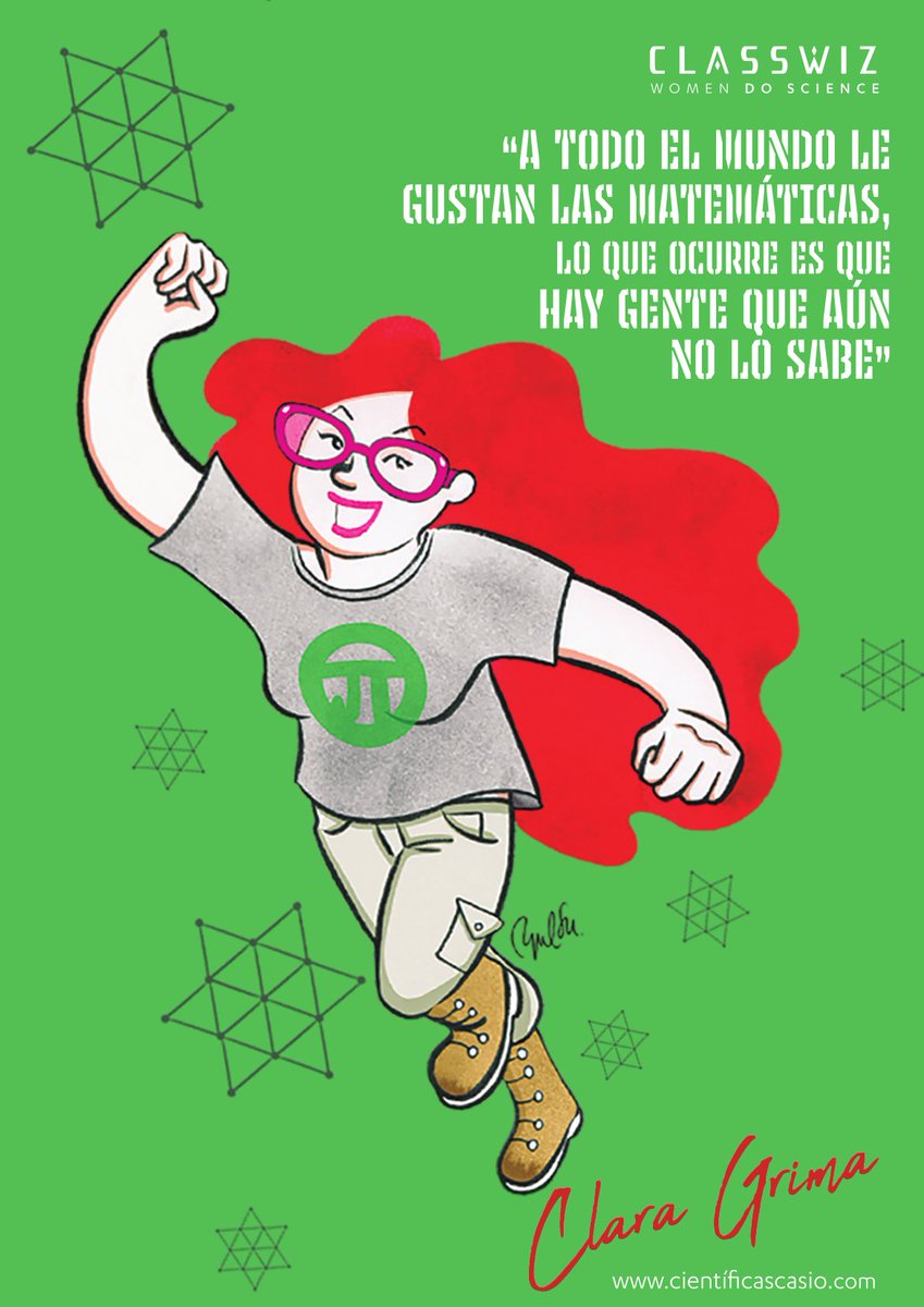 RT <a href="/ClaraGrima/">Clara Grima</a>: ¡Feliz #DiaInternacionalDeLasMatemáticas!

¡Feliz #DíaDePi!  Seamos irracionales pero trascendentes ;-) 

#IDM23 #PiDay23 

👩‍🎨 <a href="/RaquelberryFinn/">Raquel Gu</a>