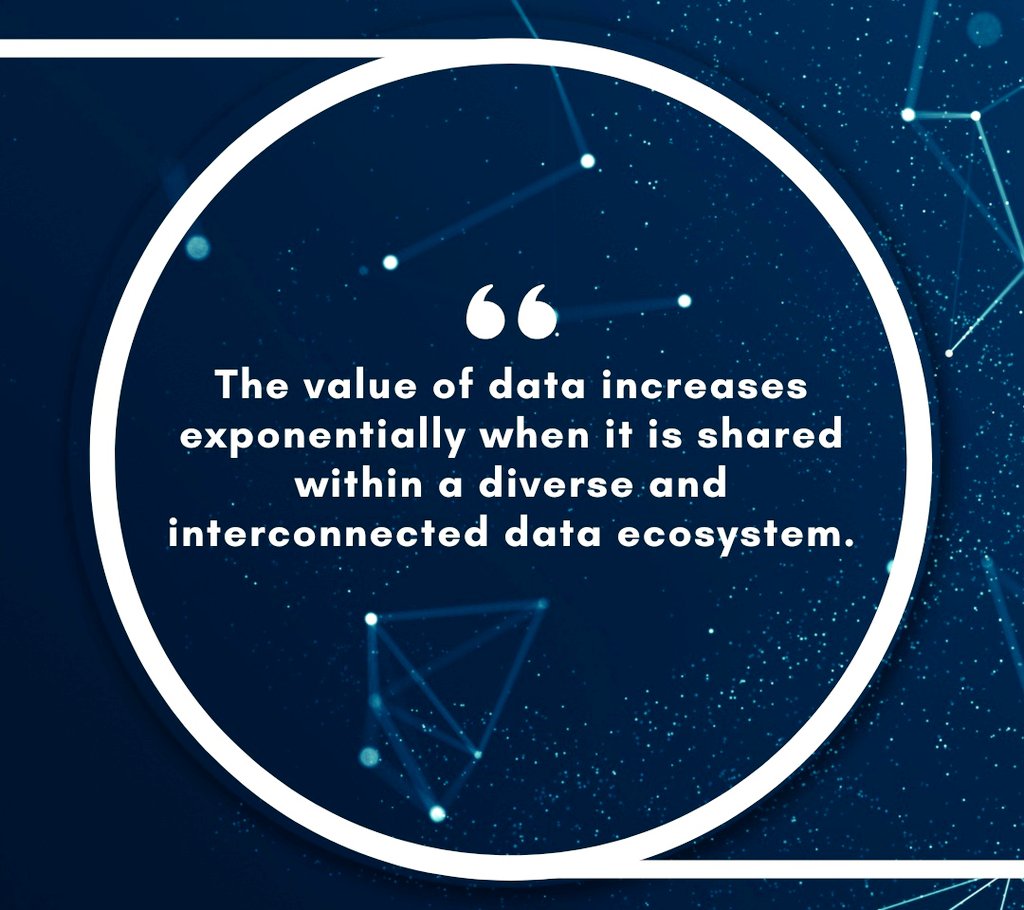 Matthew_Bernath's tweet image. #DataSharing increases the value of data as its enriched and enables new use cases. #DataEcosystems #datacollaboration