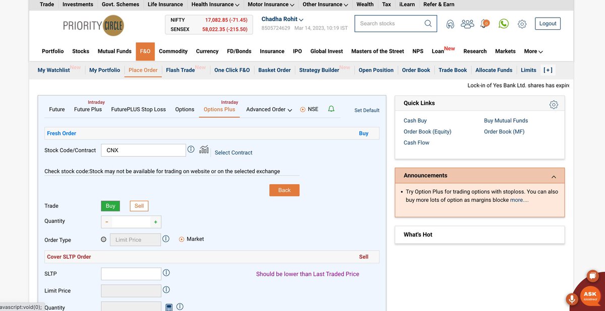 rohit06's tweet photo. @Icicidirectcare @ICICI_Direct Attaching an Images for your reference 
Please fix your site. A customer is not a fool if he’s genuinely brining an issue to you. https://t.co/v20u6puFQZ