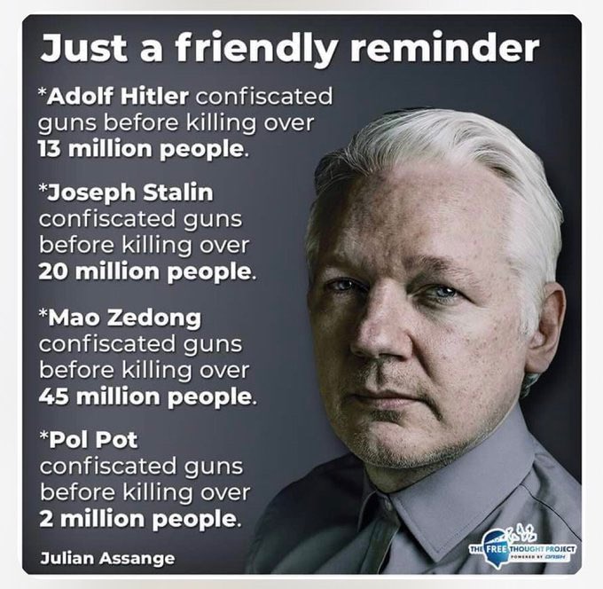 CRRJA5's tweet photo. They always want to disarm you before they come for you 
Don’t let History repeat itself https://t.co/uzUIAYw4ln